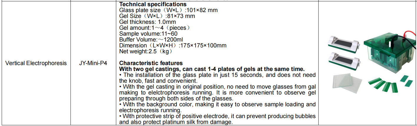 Vertical Gel Electrophoresis System With Electrophoresis
