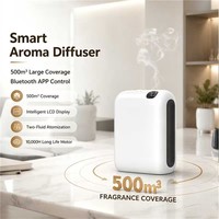 Diffuseur d'arômes intelligent portable, couverture de 500 m³, moteur longue durée, machine à parfum aux huiles essentielles, fournisseur OEM ODM