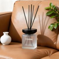 Nouveau 50ml 100ml 150ml 200ml 500ml Vide De Luxe Rechargeable Maison Parfum Aromathérapie Parfum Carré Mat Verre Diffuseur Bouteille
