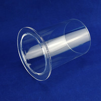 Tube de quartz transparent haute pureté résistant à la chaleur pour équipement semi-conducteur UV, capable de découpe, de pliage et de soudage