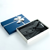 Boîte d'emballage en papier pour t-shirt enfant de luxe personnalisé, boîtes cadeaux en papier couleur vierges pour l'emballage de t-shirts