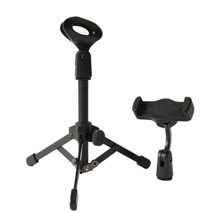 Mới Tốt Nhất Người Bán Máy Tính Để Bàn Mini Xách Tay Bảng Đứng Có Thể Điều Chỉnh Mic Đứng Mic Clip Chủ Điện Thoại Khung Microphone Đứng <span class=keywords><strong>Tripod</strong></span> - Product Image 3