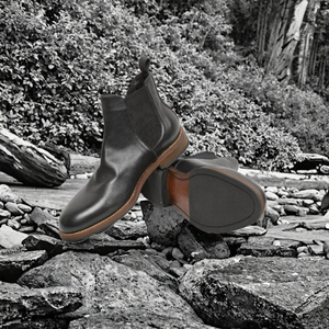 British Men's Genuine Leather High-Top Ankle <b>Boots</b> Handmade Chelsea Waterproof Anti-Slippery Summer Casual Style - Product Image 2