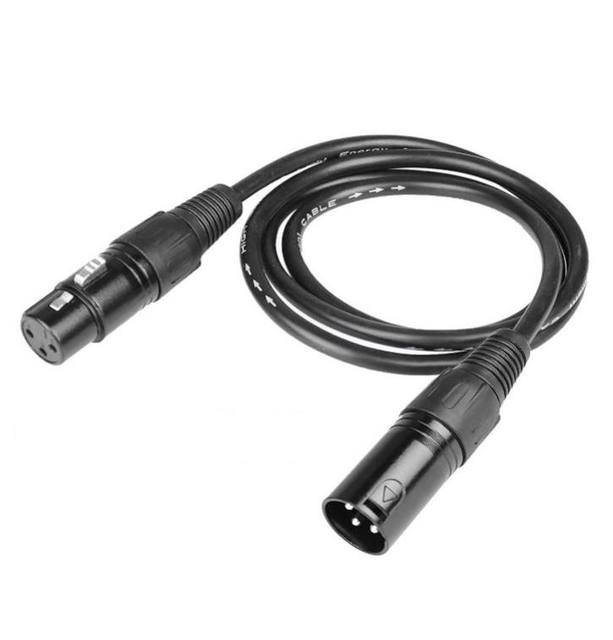 3pin/5pin DMX512 Stage Lighting Audio Video Cable XLR Male Male Connection PVC Jacket Speaker Application Audio Jack Wires Stage