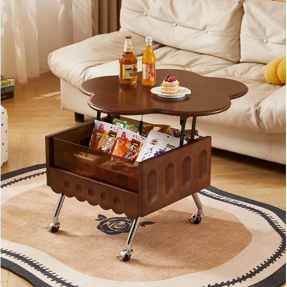 Walnut color -- Petal design --