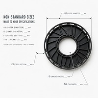 Pièces en caoutchouc moulées sur mesure EPDM NBR Silicone, fabricant de joints résistants à la chaleur et aux huiles, conformes RoHS