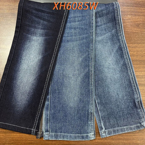 Tela vaquera de sarga y lisa Lizhi XH6085W teñida en hilo, transpirable, elástica en <span class=keywords><strong>4</strong></span> direcciones, con suavidad y calidez, para jeans de niñas y niños. - Product Image 1