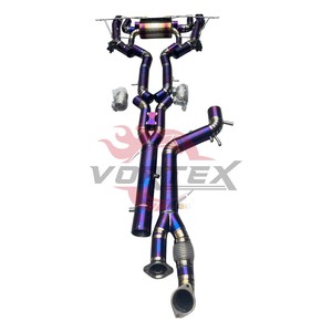 Sistema de Escape Catback Vortex Performance de Titanio para BMW G87 M2 S58 2023-2025 con Sistema Valvetronic y Puntas Cuádruples en Negro Mate - Product Image 5