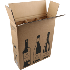 Tùy Chỉnh Chất Lượng Cao Đồ Uống Bia Hộp 12 Chai Tông Rượu Vang Ngăn Hộp Rượu Vang Bao Bì Chai Hộp Với Chèn - Product Image 3