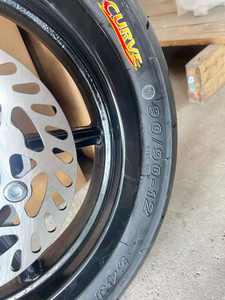 Roues avant et arrière Supermoto de 12 pouces avec engrenages et pignons, pneus 110/70-12, 120/70-12, jante en aluminium 2,5*12/3,0*12 pouces - Product Image 6