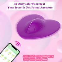 Vibrator Sexspielzeug für Frauen Tragbar APP-Fernbedienung 10 Modi Geräuscharmes Design IPX6 Wasserdicht USB Magnetisches Aufladen Vibrador