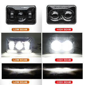 ไฟหน้ารถบรรทุก Kenworth H4 LED คุณภาพสูง ขนาด 4x6 นิ้ว ไฟสูง/ต่ำแยกส่วน 4 ชิ้น ชุดไฟหน้า LED สำหรับรถออฟโรด - Product Image 2