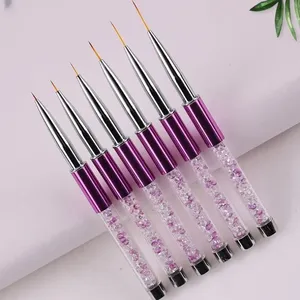 1PCS <b>Nail</b> Art <b>Brush</b> Line Painting Pen Gel UV Manicure Tools <b>Nail</b> Art Liner <b>Brushes</b> Gel <b>Nail</b> <b>Brush</b> Polish Painting <b>Brush</b> Drawing - Product Image 2