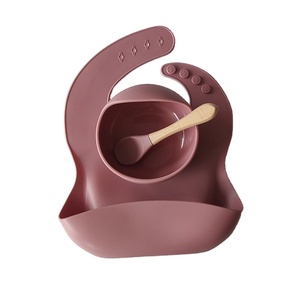 Juego de alimentación para bebés de silicona ecológica con base de succión, utensilios para niños pequeños sin BPA, 9 colores - Product Image 5