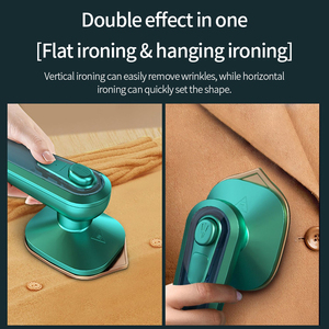 Fer à vapeur portable compact de qualité supérieure, double tension, puissant, à vapeur continue pour vêtements - Product Image 6