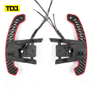 แป้นเปลี่ยนเกียร์ TDD LED แม่เหล็กคาร์บอนไฟเบอร์ สำหรับรถยนต์ VW Volkswagen Golf MK7 MK7.5 Golf R Scirocco พวงมาลัยพร้อมแป้นเปลี่ยนเกียร์ - Product Image 1