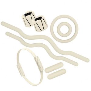 Set de Accesorios de Silicona para Pilates, Anillos, Bandas y Pesas para Uso Doméstico, Equipo de Ejercicio Antideslizante para Todo el Cuerpo, Unisex y Portátil - Product Image 1