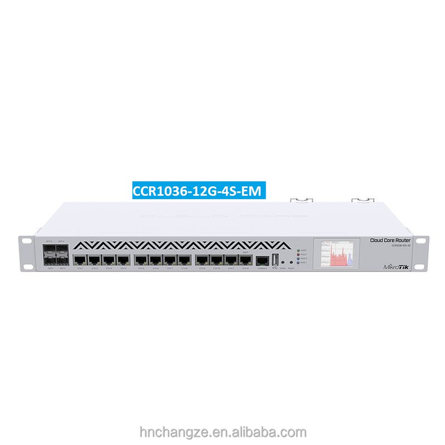 New Flagship Router Mikrotik Industrial Ethernet Router CCR1072-1G-8S+ Powered by Unique Tilera 72 Core Processor
