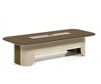 Table de conférence exécutive en bois moderne, modulaire, extensible et réglable en hauteur, convertible, style panneau, pour bureau