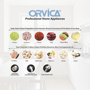 Picadora de Carne con Pantalla Táctil, 1800W, Tazón de Vidrio, Máquina para Machacar Ñame y Fufu, Picadora Digital de Alimentos, Gran Venta - Product Image 4