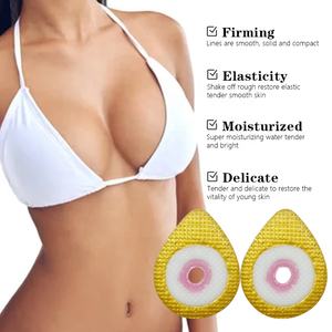 Masque raffermissant pour les seins, patch hydrocolloïde pour l'amélioration du buste, pour peaux affaissées, favorise le lifting, masque au collagène, B2B OEM - Product Image 2