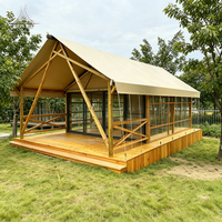 Nouvelle conception de maison préfabriquée, tente de glamping de luxe imperméable, hôtel, tentes de safari africaines