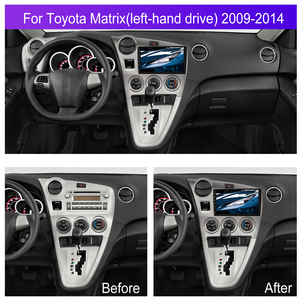 Autoradio Android Podofo 9 pouces Double Din pour <span class=keywords><strong>Toyota</strong></span> <span class=keywords><strong>MATRIX</strong></span> 2009-2014 Carplay Android Auto BT WiFi GPS Hi-Fi FM - Product Image 5