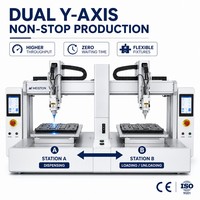 Machine de remplissage automatique de liquides, type pompe péristaltique, robot de distribution de colle à double axe Y, étalonneur de précision 4 axes Maistone