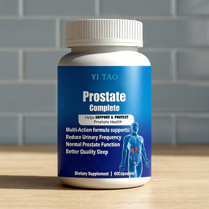 Suplemento para la Salud de la Próstata para Hombres, Fórmula Multiacción, Extracto de Saw Palmetto, Suplemento Dietético Natural que Proporciona Energía - Product Image 1