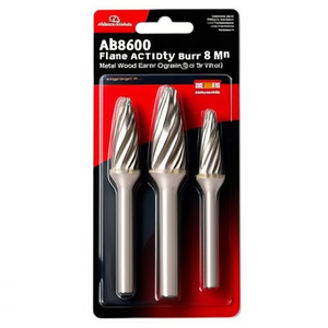 Fresa Rotativa de Carburo Sólido Ab8600 de 8 mm para Grabado y Corte de Metal y Madera - Product Image 2