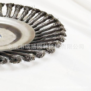 แปรงลวดเหล็ก 8 นิ้ว สำหรับหัวตัดเครื่องตัดหญ้า - Product Image 1