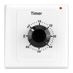 <b>Timer</b> <b>Switch</b> 1 Hour Mechanical Countdown Socket Household Plug Powered IP21 ABS Material - Product Image 1