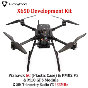 Holybro X650 phát triển Kit với Pixhawk 6C 6x chuyến bay điều khiển M10 GPS 433Mhz 915MHz từ xa cho RC FPV bay không người lái UAV Lập Bản Đồ S - Product Image 6