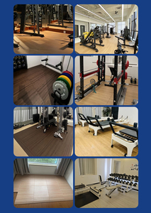 Tapetes <span class=keywords><strong>de</strong></span> Piso <span class=keywords><strong>de</strong></span> Goma y <span class=keywords><strong>Madera</strong></span>, Pisos Compuestos para Gimnasio con Superficie <span class=keywords><strong>de</strong></span> Goma Natural para Interiores - Product Image 6