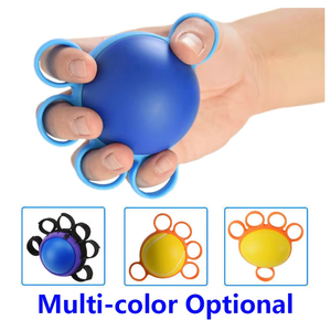 Hand Exercise Ball Finger Therapy Grip Strengthening Flexibility Improvement <b>Stress</b> Relief Squeeze Wrist Trainer Home - Product Image 4