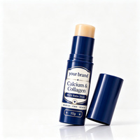 Stick Baume Hydratant et Raffermissant Portable Effet Bonne Mine pour le Visage, Compatible Maquillage, Marque Blanche, Produits Coréens pour la Peau
