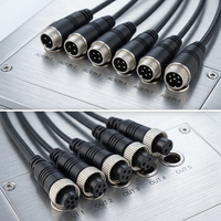 Câble d'extension HYF 5 mètres 4 broches pour surveillance des systèmes de câblage des bus, taxis, fret et trains - Ventes Flash