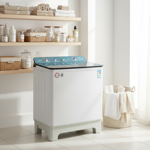 <span class=keywords><strong>เครื่อง</strong></span><span class=keywords><strong>ซัก</strong></span><span class=keywords><strong>ผ้า</strong></span>แบบถังคู่ 18.8 กก. ความจุขนาดใหญ่ สำหรับใช้ในครัวเรือน พร้อมฝาบนกระจกนิรภัย - Product Image 6