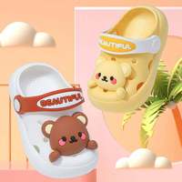 Sandales d'été pour bébés et enfants, antidérapantes, dessins animés, garçons, filles, pantoufles de plage, vente en gros