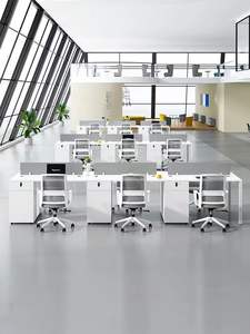 विश्वसनीय प्रदर्शन आधुनिक कार्यालय टेबल मॉड्यूलर अनुकूलित कार्यालय आधुनिक कार्य स्टेशन भागीदार डेस्क - Product Image 4