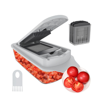 Hot Selling 2024 Multifunctionele Voedsel Groentechopper Keuken Gadgets Groentesnijder Dicer Vegetarische Chopper