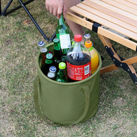 Bâche PVC imperméable Barbecue Pique-Nique Stockage Pliable Camp Seau