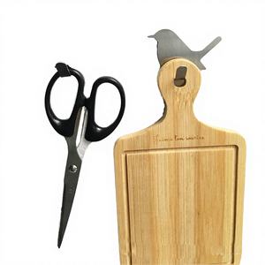 Tabla de Cortar de Bambú Cuadrada Familiar al por Mayor, Tabla de Servir de Madera de 1.5 cm de Grosor con Mango, Apta para Lavavajillas, para Cortar Pizza y Verduras - Product Image 4