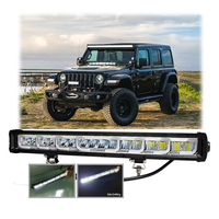 Barre lumineuse LED homologuée E-mark avec montage latéral/inférieur pour voiture tout-terrain, barre lumineuse LED à faisceau élevé