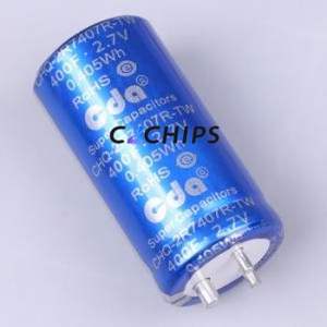 Supercondensateur CHQ-2R7407R-TW-L3, composant traversant (THT), condensateur 400F -10%~+30% 2.7V 1mA@72hrs - Product Image 1
