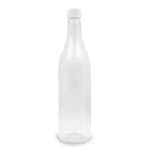 Recyclebaar Lange Nek Pet 750 Ml Plastic Wijn Flessen 750 Ml