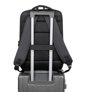 Großer Multifunktionaler Oxford-<span class=keywords><strong>Laptop</strong></span>-Rucksack mit Reißverschluss, USB-Ladeanschluss, Diebstahlschutz, Wasserdicht, Langlebig für Täglichen Geschäftsgebrauch - Product Image 4