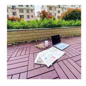 Plancher en plastique de grain de bois imperméabilisant le plancher composé de decking - Product Image 4