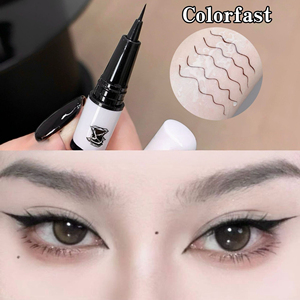 Delineador de Ojos Líquido Ultrafino Multicolor MLM, Gel de Secado Rápido, Resistente al Agua, de Larga Duración, Alta Pigmentación, a Prueba de Manchas, Maquillaje Diario para Ojos - Product Image 6