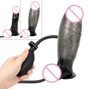 Nuovo Dildo Gonfiabile Realistico a Forma di Pene, Giocattoli Sessuali per Donne, Prodotti per il Sesso, <span class=keywords><strong>Plug</strong></span> Anale con Ventosa e Pompa, Grande Butt <span class=keywords><strong>Plug</strong></span> - Product Image 1